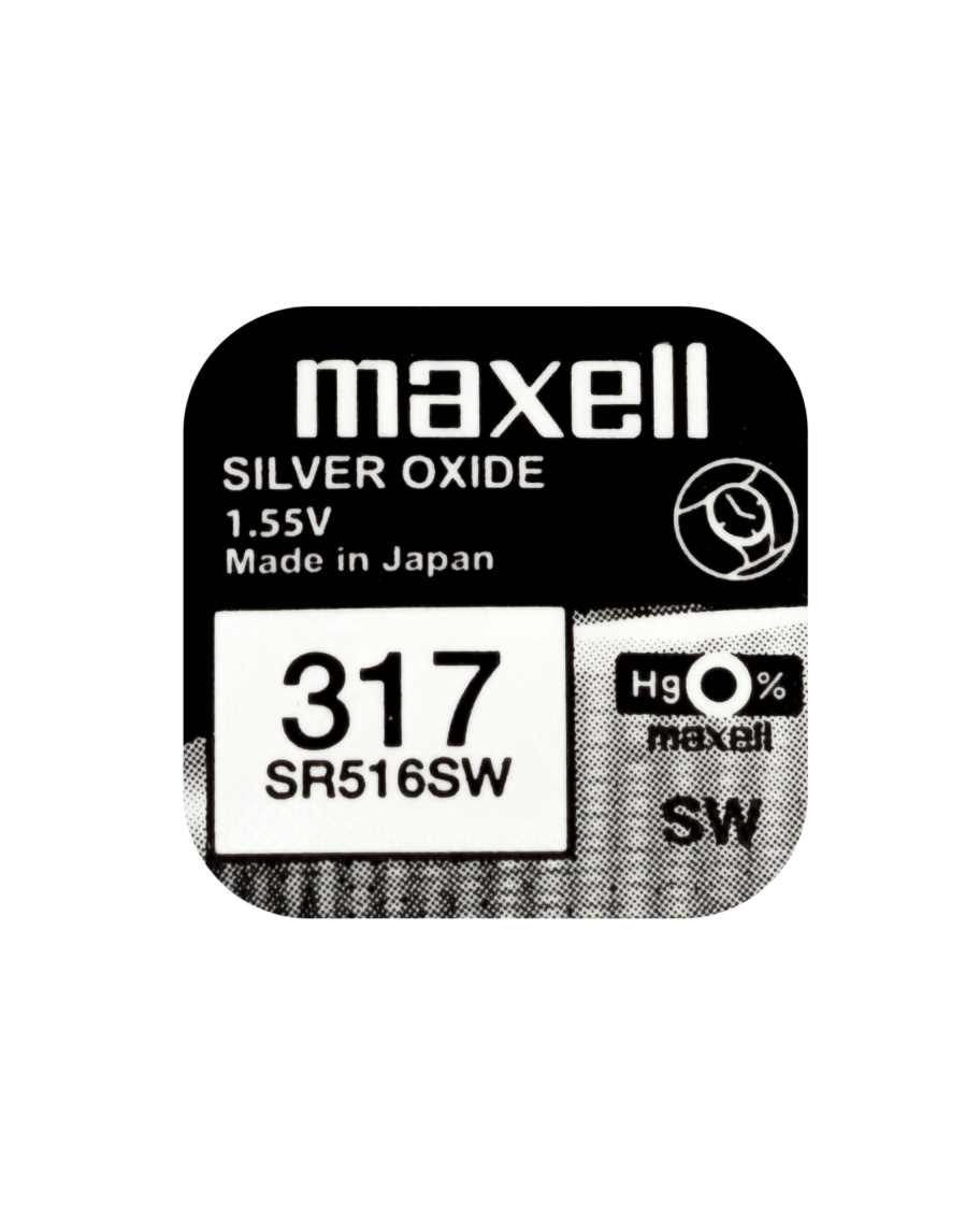 Maxell SR516SW (317) 10 pilas