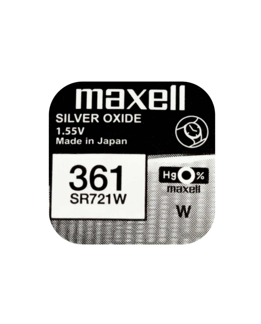 Maxell SR721W (361) 10 pilas