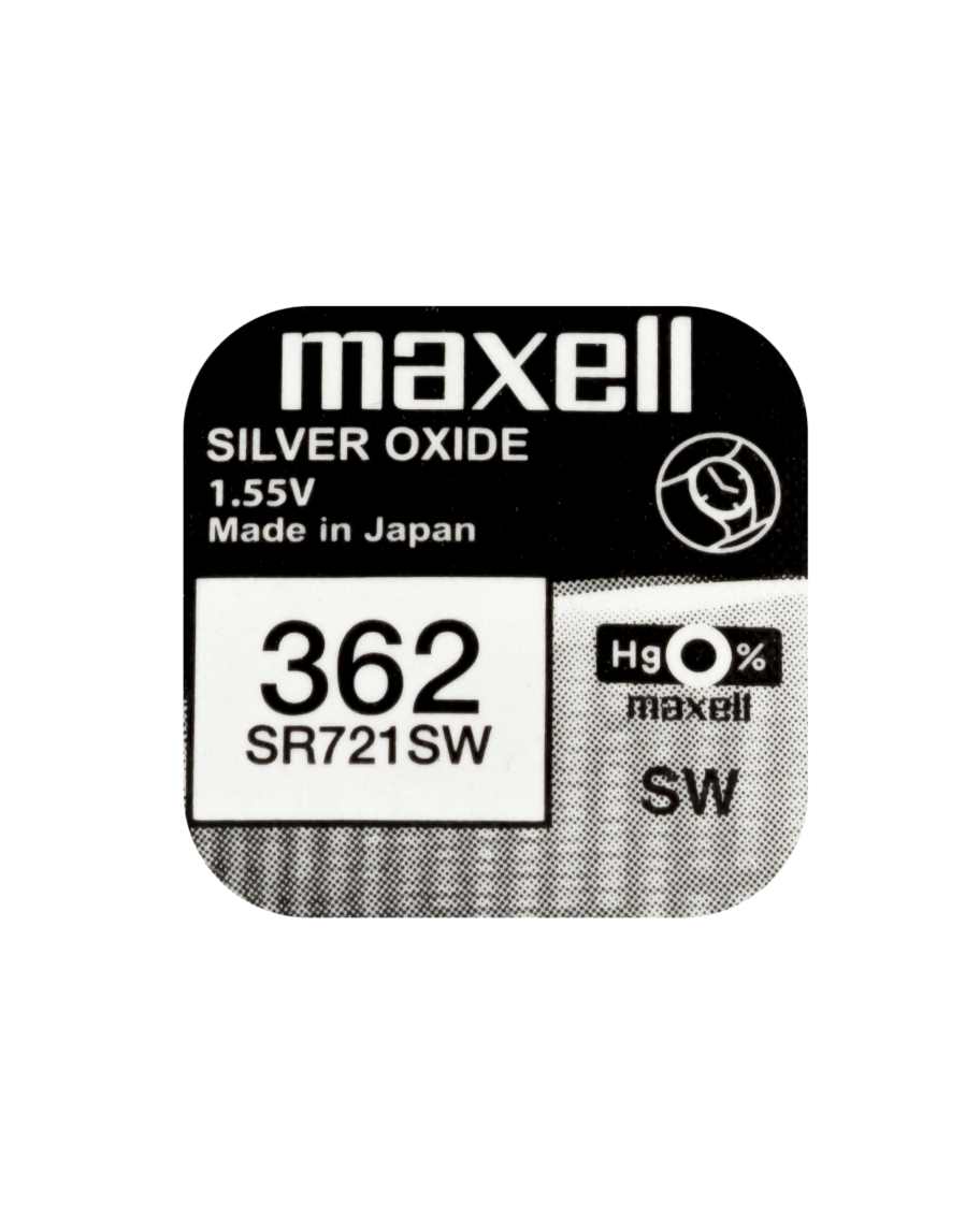 Maxell SR721SW (362) 10 pilas