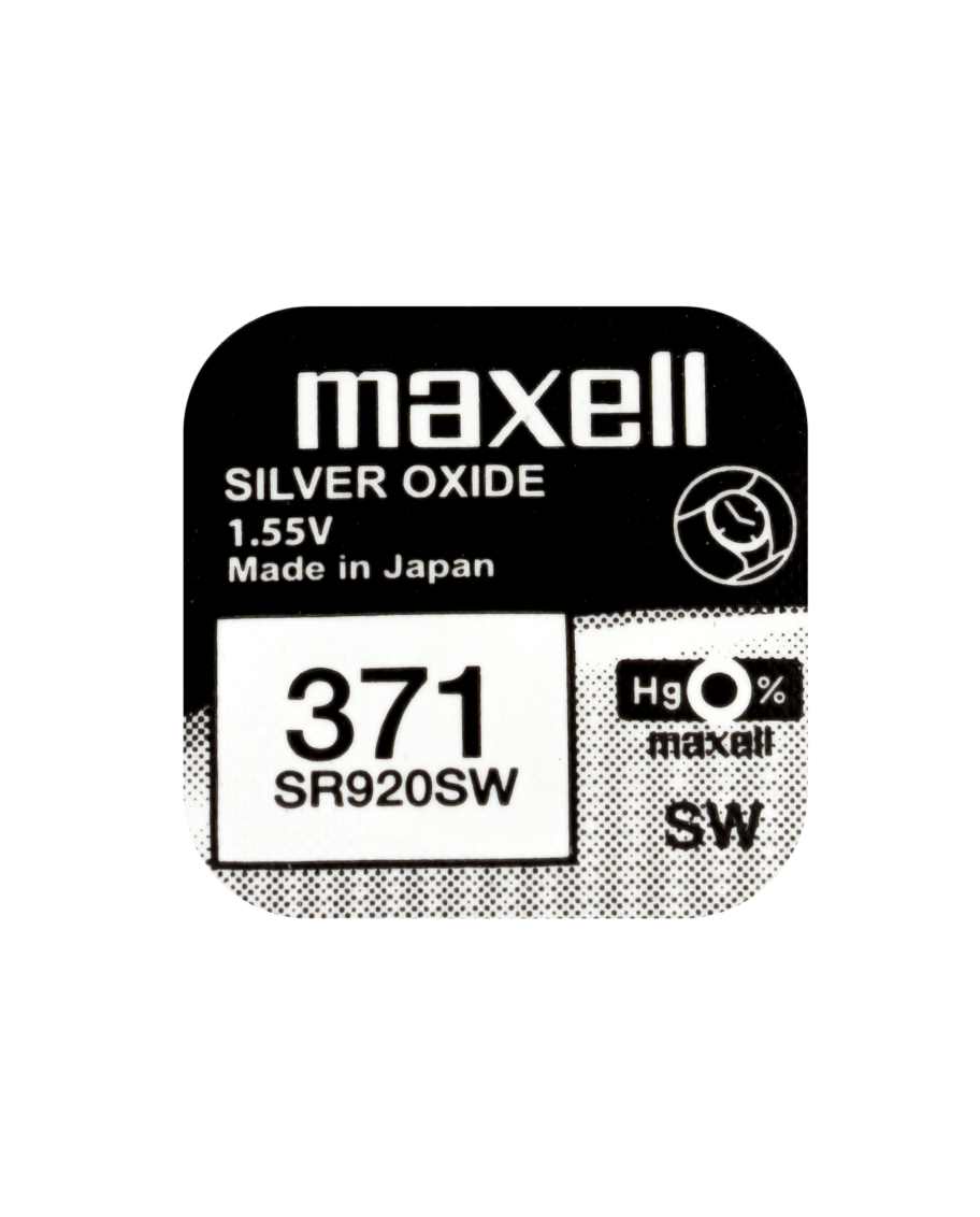 Maxell SR920SW (371) 10 pilas