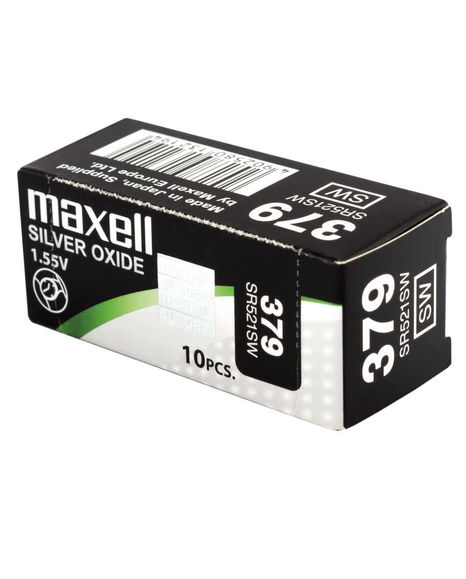 Maxell SR521SW (379) 10 pilas