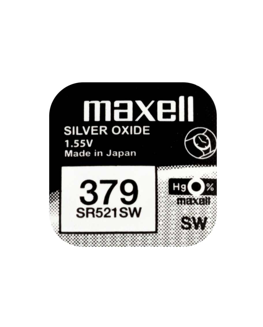 Maxell SR521SW (379) 10 pilas