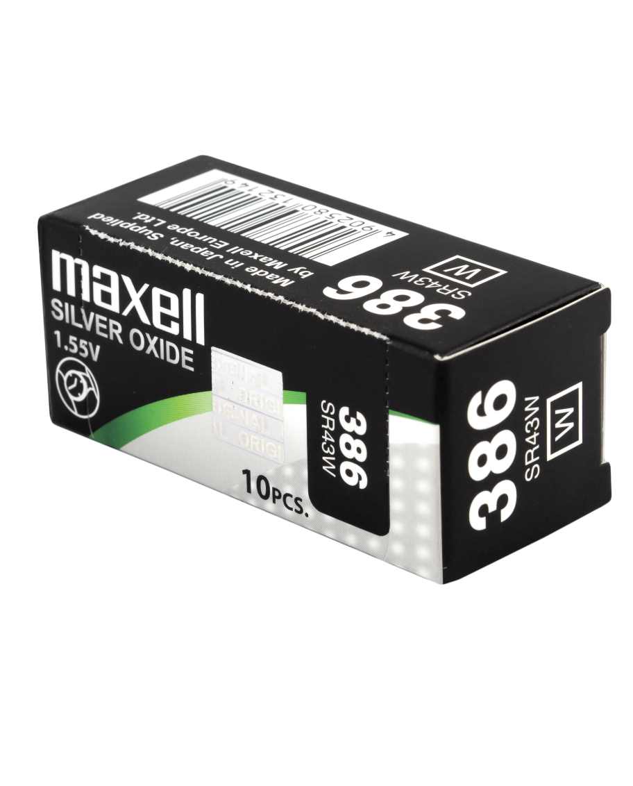 Maxell SR43W (386) 10 pilas