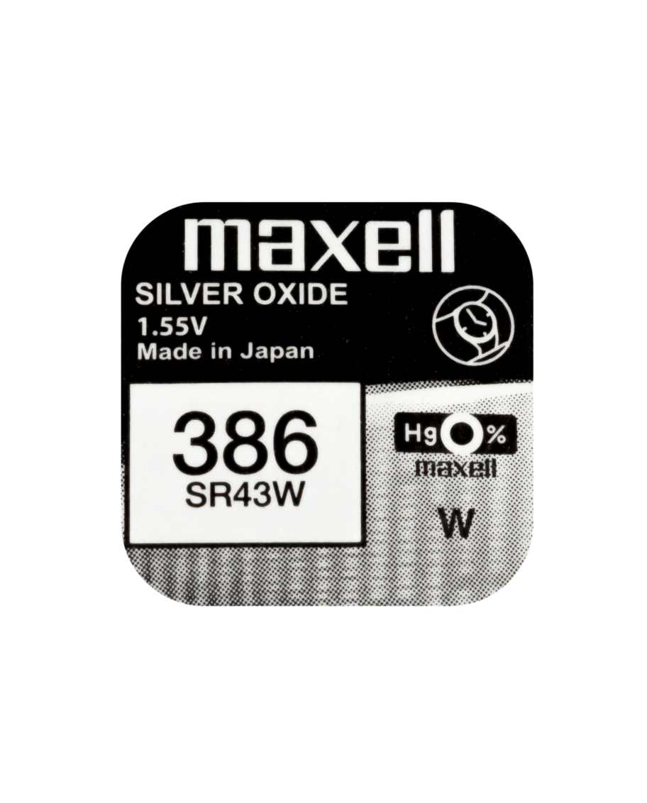 Maxell SR43W (386) 10 pilas