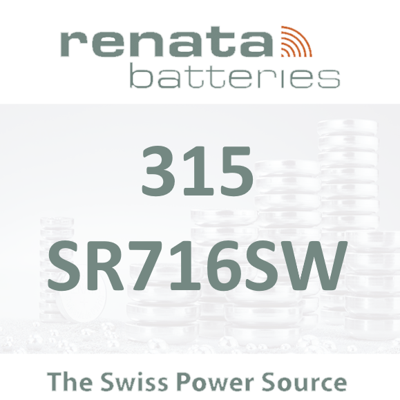Renata (315) SR716SW - 10 Pilas