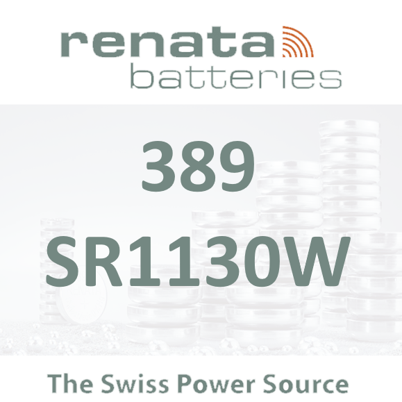 Renata (389) SR1130W - 10 Pilas