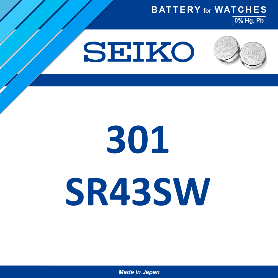 Seiko (301) SR43SW - 10 Pilas