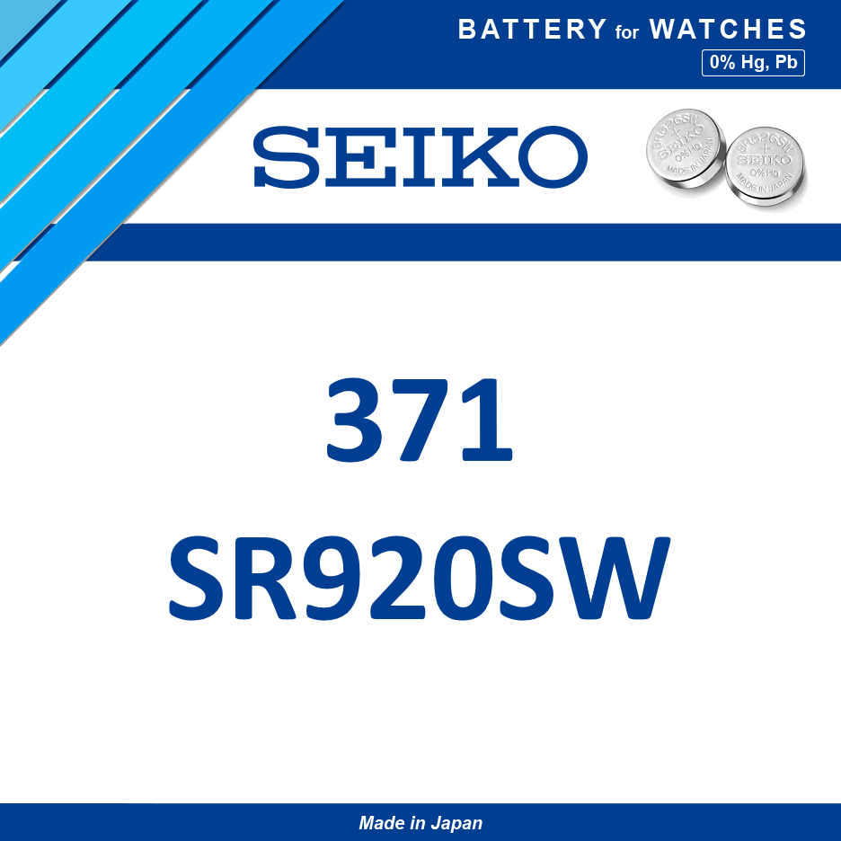 Seiko (371) SR920SW - 10 Pilas