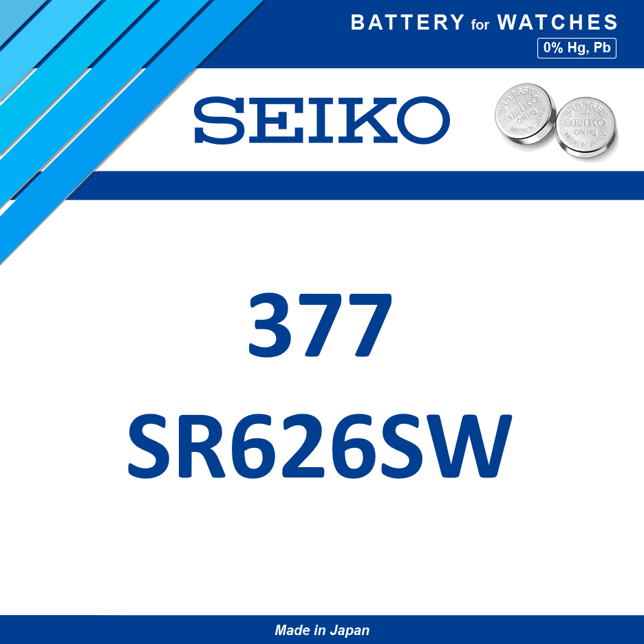 Seiko (377) SR626SW - 10 Pilas