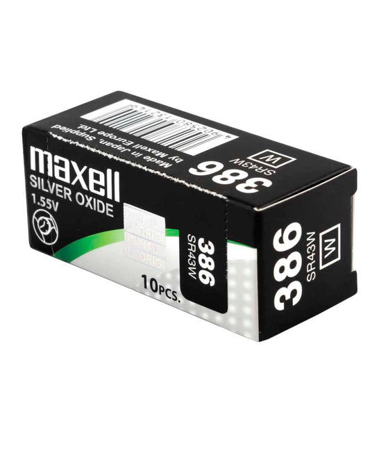 Maxell SR43W (386) 10 pilas