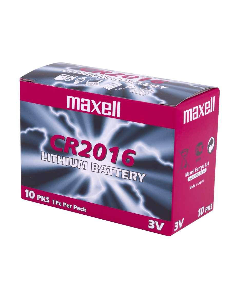 Maxell CR2016 (10 Pilas)