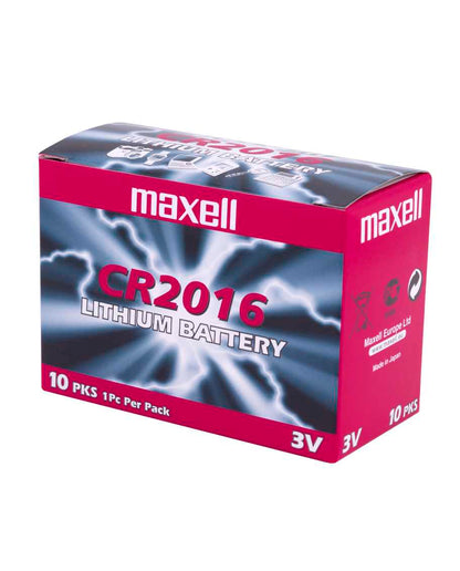 Maxell CR2016 (10 Pilas)