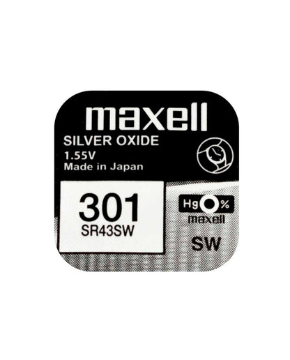 Maxell SR43SW (301) 10 pilas